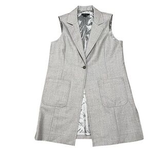 PENDLETON 100% Virgin Wool Long Line Duster Vest Size XL EUC